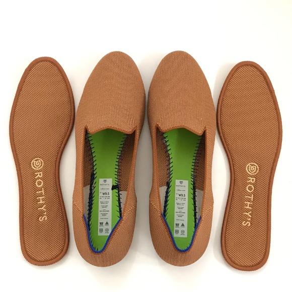 ROTHY’S The Loafer Round Toe Slip on Shoes Fawn Caramel Women's Size 9.5 - Picture 11 of 16